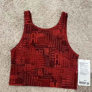(NWT) Lululemon power pivot everlux tank motif size 8